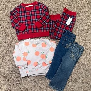 ZARA++ Toddler Girl Everyday Basics 5pc Bundle
